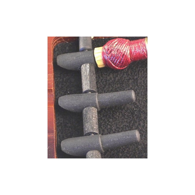 Bassoon Reed Case for 4 Pipes Wood Cones, Mahogany