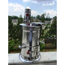 Bayraktar ISTaccra Samovar Tea Kettle  Camping Heater Boiler Turkish SEMAVER