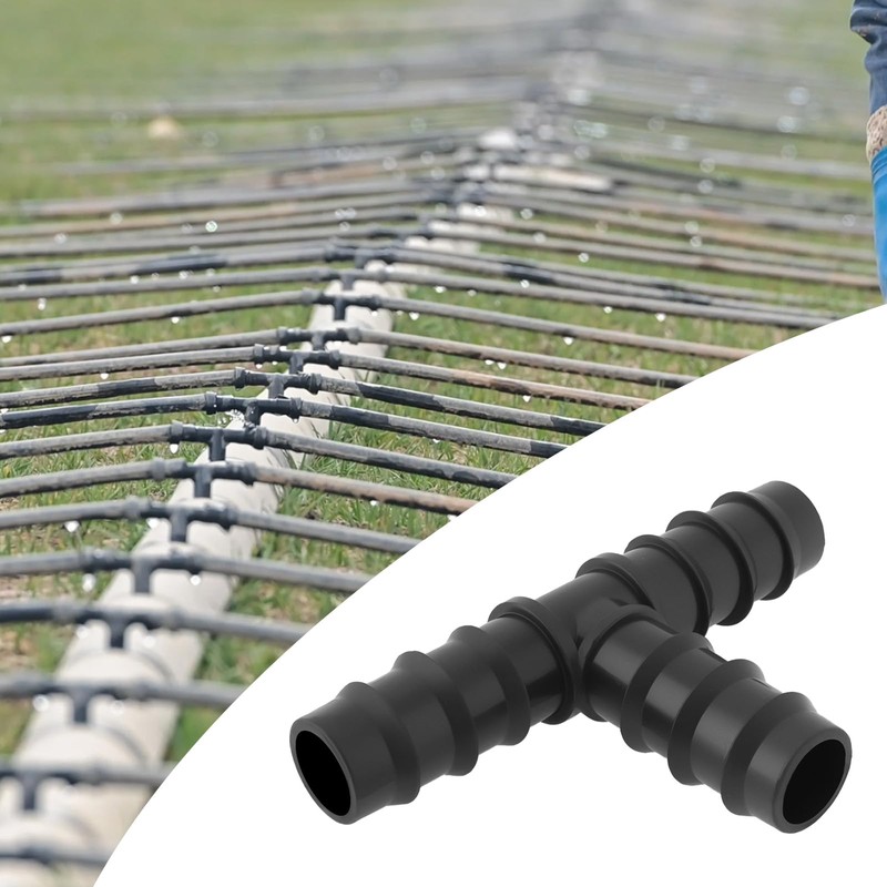 Briny River 4pcs Tee Hose Joiner Pipe Hose Pipe T-Shaped