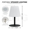 NiceBuy Shower Lamp with Dual Speaker Pair, IP44 Water-Resistant Shower
