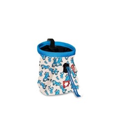 Ocun Lucky Kid + Belt Blue - Practical Colourful Children's Chalk Bag, One Size - Colour Frog Blue