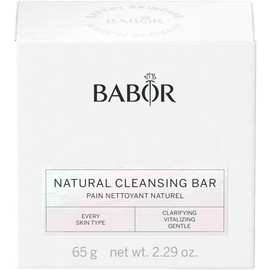 BABOR Natural Cleansing Bar Refill Pack for Oily Skin and Combination Skin, Firm Face Cleansing for a Clarified Complexion, with Aloe Vera and Baobab Oil, Without Storage Box, 1 x 65 g