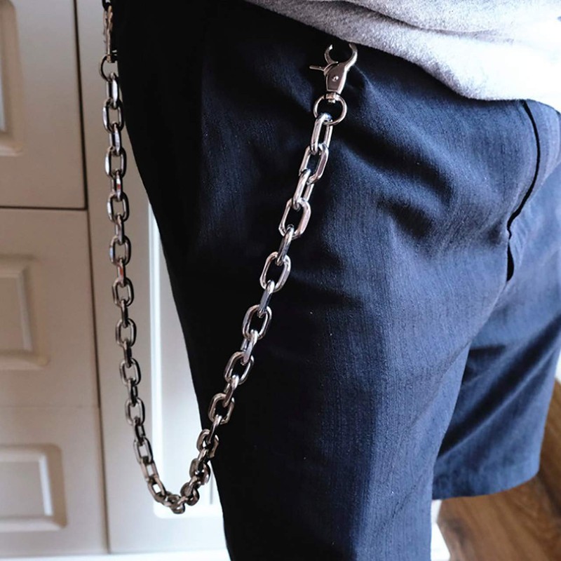 CHROME CRANE Men's Wild Wallet Chain Security Lock Punk Access