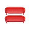 SING F LTD 2Pcs Door Reflector Car Door Reflector Red