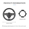 CGEAMDY Universal Car Steering Wheel Cover Non-Slip Breathable Durable Microfiber