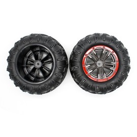 HOSIM RC Car Tires Accessory Spare Parts Wheels 25-ZJ02 for Hosim 9125 RC Car (2 Pcs)