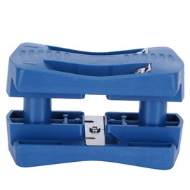 POCREATION Recortadora de Bandas, Plástico PVC Contrachapado Melamina Cortador de Banda de Máquina Manual de Corte de Bandas de Suministro de Accesorios de carpintería