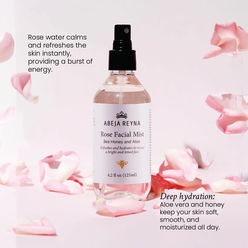 ABEJA REYNA Rose Facial Mist with Organic Honey & Aloe