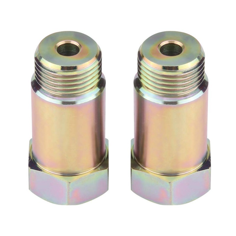2Pcs M18*1.5 O2 Oxygen Sensor Spacer, O2 Sensor Adapater Extender