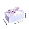 Pack of 25 Silver Candy Boxes Bling Glitter, Favor Boxes
