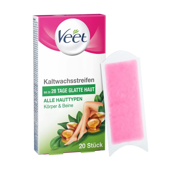 Veet Cold Wax Strips with Easy-Gelwax Technology 3035216 20