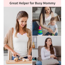 Electric Breast Pump Hands Free - Wearable & Wireless Breastfeeding Pump with 4 Modes 12 Levels, Smart & Quiet LCD Display, Leak-Proof Design & Double-Sealed 24mm Flange, 2 Pack