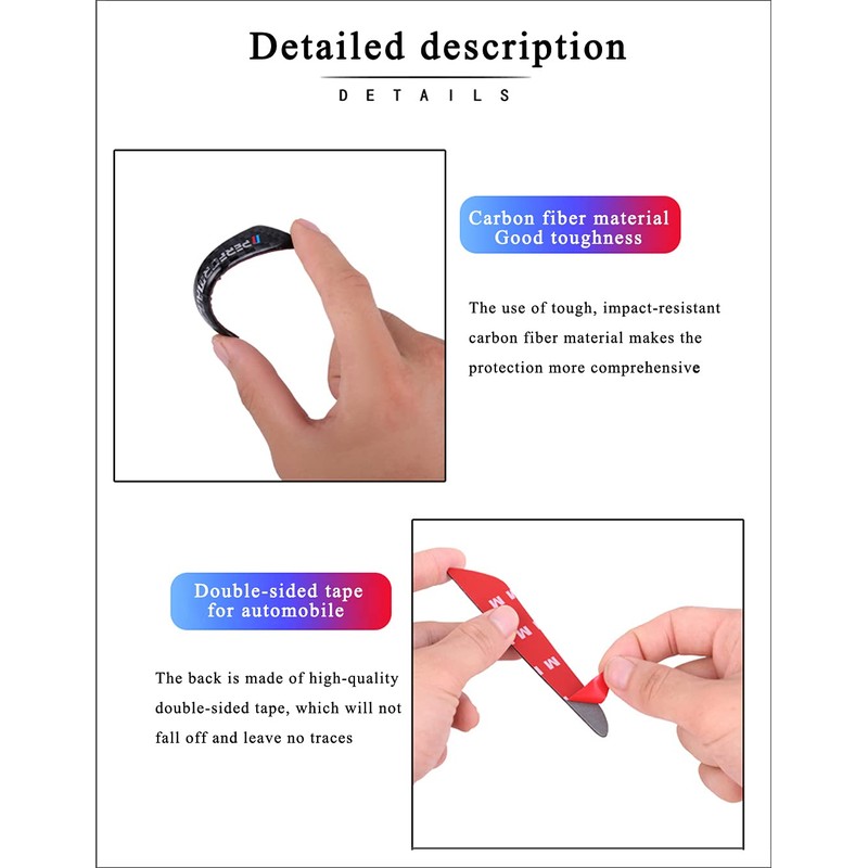 Door Guard for Honda Carbon Anti-Collision Door Protector (No,-Limited)