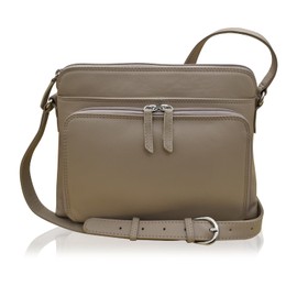 ili New York Genuine Leather Crossbody Bags for Women - Premium RFID Blocking Shoulder Bag Organizer with Adjustable Strap