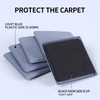 Ezprotekt Furniture Sliders for Carpet, 8 Pack 5" Furniture Movers