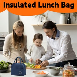 IATAHI Lightweight Lunch Bag, Pack of 2 Small Cool Bags, Mini, Cool Bag, Lunch Bag, Lunch Bag, for Work, Outdoor Activities, School Trip, for Women, Adults, Students and Children