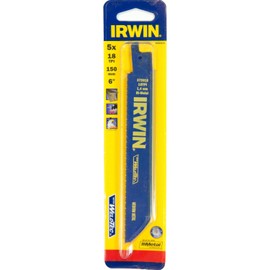 IRWIN Metal Cutting Bi-Metal Reciprocating Saw Blades 10504153, Pack of 5
