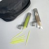 Portable Toothpick & Cotton Swab Storage Case 8ea