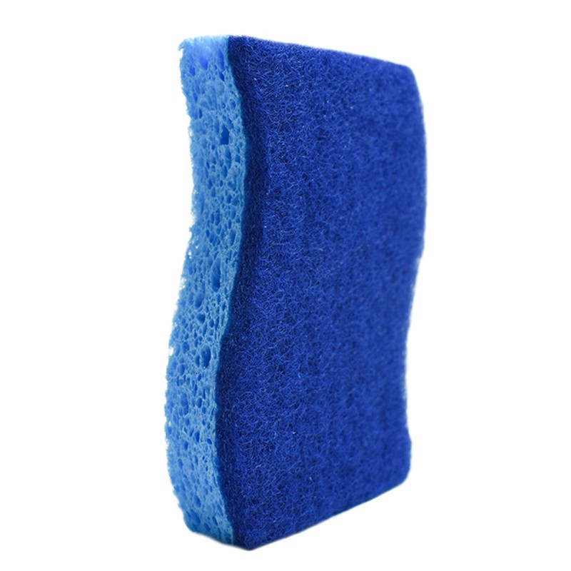 TRIXES Cleaning Sponge - Pack of 12 - Double-Sided Coated