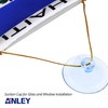 Anley 4 X 6 Inch Haiti Fringy Window Hanging Flag