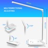 Ambertronix LED Desk Lamp with USB Charging Port, Dimmable Eye-Caring