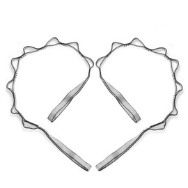 DASKING 2pcs Strong Climbing Strap Adjustable Strap Rope Strong Daisy Chain Nylon Daisy Chain Yoga Strap (Gray)