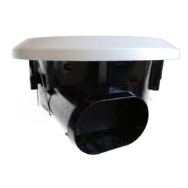 Ventline V2270-50 Breeze 360 Exhaust Fan - Non-Lighted, 50 CFM , White
