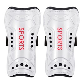 Football Shin Pads, Kids Soccer Shin Guards Large Perforated Breathable Soccer Shin Pad Board for Youth Boys and Girls (6-15 years)