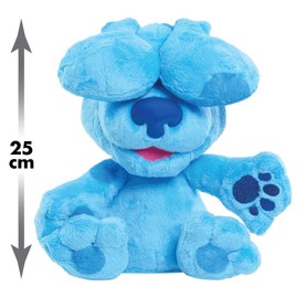 JP Blue's Clues BLU02100 Pistas de y Tú-Peek-A-Boo Plush Blues Clues Las Blue's You Guck Plush Toy, Blue, Multi-Colour