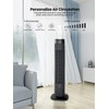 Uthfy Tower Fan for Bedroom, 80 Oscillating With Remote, 7.5H