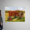 CANVAS ON DEMAND Rustic Tractors II Wall Decal, Agriculture Artwork