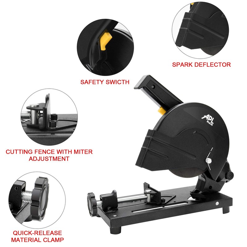APLMAN 6 Inch Cut off Saw Metal Cutting Chop Saw