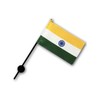 India Flag [Mini Flag Pole with Suction Cup with high-grade