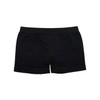 LisaModa Girls' Panty Pack of 4 Seamless Colourful, Plain black