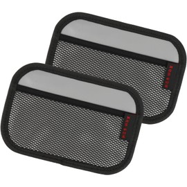 Toddmomy 2 Alta Fácil Microfibra Cuero Oxford Tela y Capacidad Organizadores Adhesivos Bolsillo Malla Instalación para Coche de Interior de Automóvil