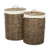 CosmoLiving by Cosmopolitan Traditional Sea Grass Storage Basket, 2 PIECES