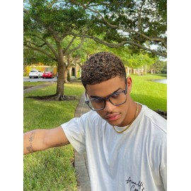 VISOONE Rectangle TR90 Blue Light Blocking Glasses Computer Glasses with Preppy Look for Women and Men Cougar