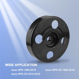 KOHUIPU 8972414162 Vacuum Pump Pulley Compatible with Isuzu NPR NPR-HD MPI TBI Gas V8 L31 LQ4 L05 LY6 1995-2019#Replace 8-97241-416-0 97241416