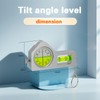 Solid aluminum angle level measuring instrument, tilt angle measuring instrument,