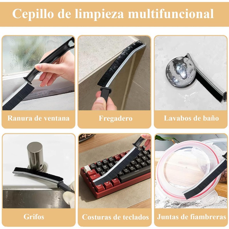 Cepillo de cerdas duras para grietas B000570AJJ – Set 5