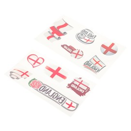 FRCOLOR 2sheets Face Stickers for Soccer Fans of Decorative Body Stickers Festival Accessory for Day Celebrations Safe Vibrant Designs for Parties