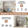 PROWORX 4-6 Ft Closet Organizer System, Adjustable Metal Wire White