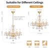 Crystal Chandelier Light Fixture, Modern K9 Crystal Chandeliers for Dining