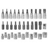 Socket and Socket Bit Set, 34Pcs Female E Torx Socket