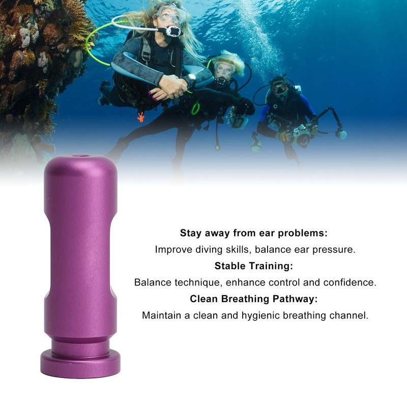 Ear Equalization Training Tool Ear Pressure Balance Aluminium Alloy Diving