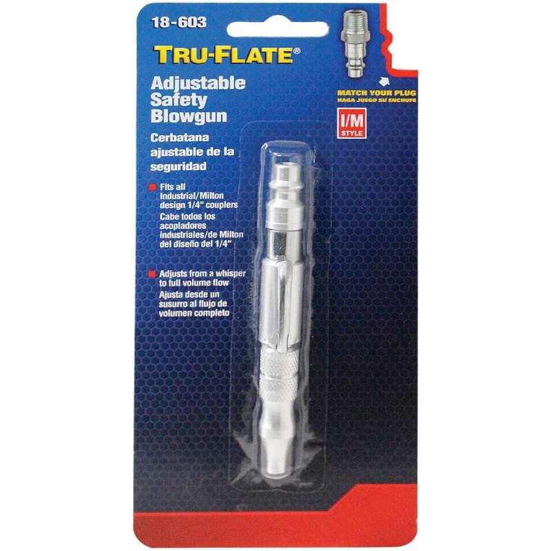 Tru-Flate 18-603 Inudstrial Style Adjustable Safety Pocket Blowgun