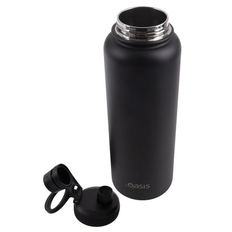 OASIS STAINLESS STEEL CHALLENGER SPORTS BOTTLE WITH SCREW CAP 1.1L