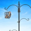 Bird Feeding Station Feeder Pole - Multi Hook 63 inches