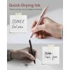 SUNEE Gel Pens, 6 Pack 0.5mm Pens Fine Point Smooth