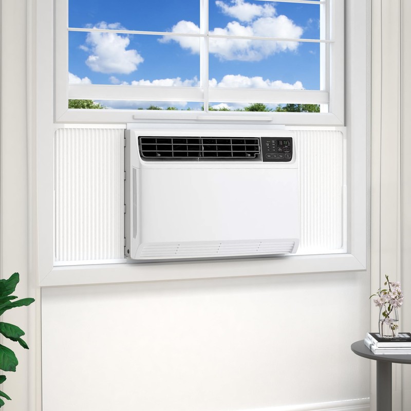 Powrocket Window Air Conditioner Side Panels with Frame,Adjustable Extra Wide